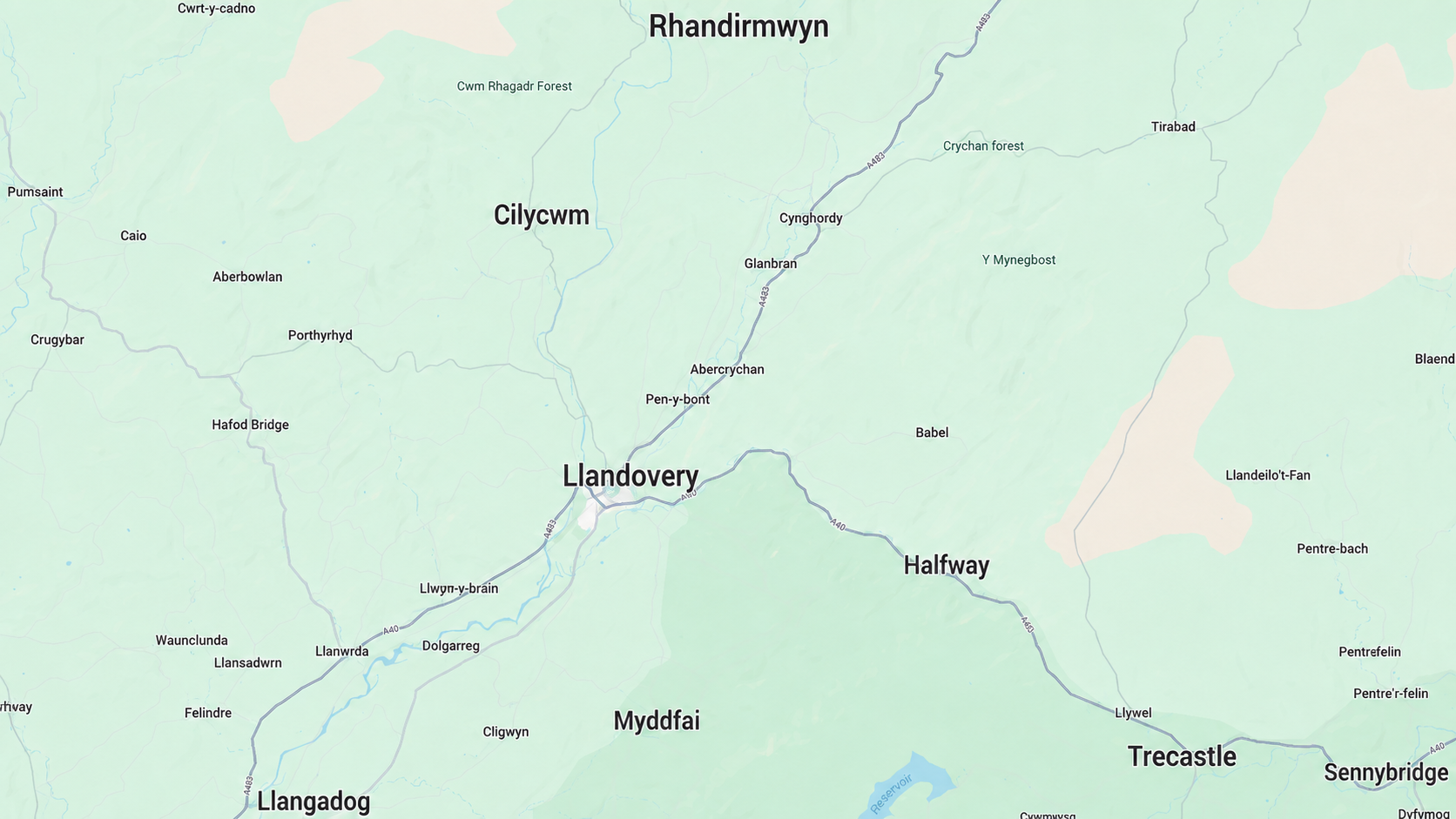 Local Family Links service area map